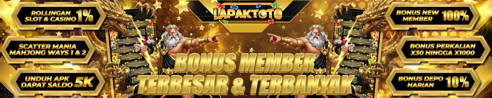 Deposit via QRIS LAPAKTOTO